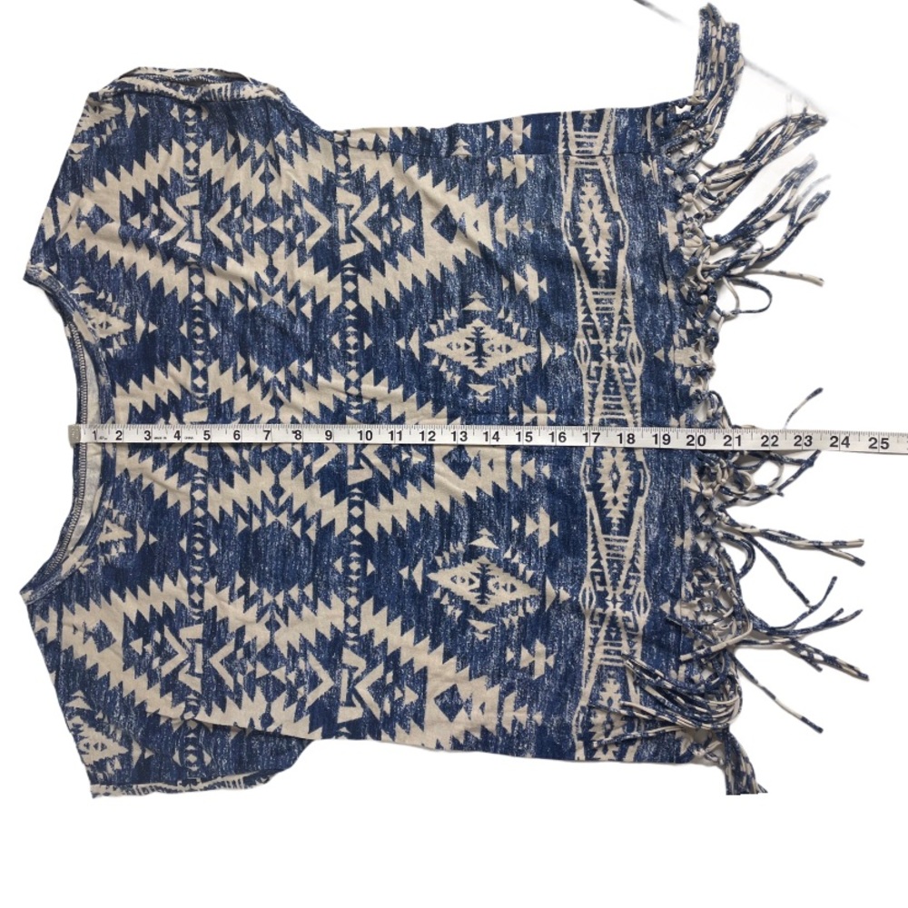 Ralph Lauren Denim & Supply Aztec Fringe Tee sz S - Picture 11 of 14